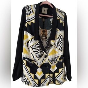 One Teaspoon Aztec Safari Lightweight Blazer NWT
